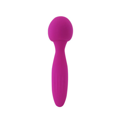 Foto 2 do produto Massageador Recarregável em Soft Touch com Cabeça Flexível e 10 Modos de Vibração Aleatórias - Carl | 16 x 4,3 cm | Disponível em 3 Cores