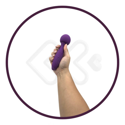 Massageador Recarregável em Soft Touch com Cabeça Flexível e 10 Modos de Vibração Aleatórias - Carl | 16 x 4,3 cm | Disponível em 3 Cores