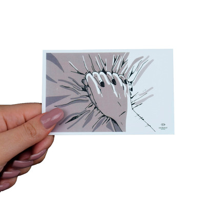 Cartão de Presente Mãos Dadas - Exclusiva | 12 x 8 cm