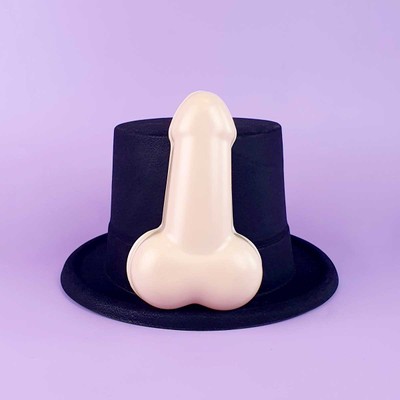 Foto 2 do produto Cartola com Pênis Decorativo Removível - FestaChic | Tamanho Único