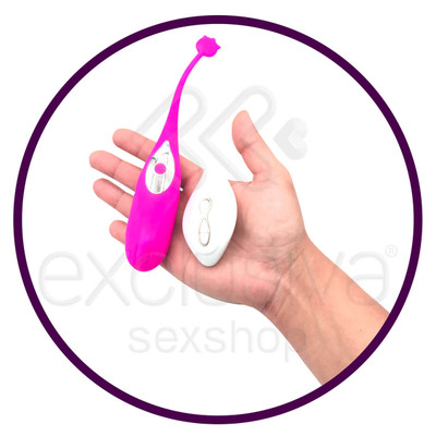 Foto 4 do produto CHI Elven King - Cápsula Vibratória Recarregável em Silicone com 12 Modos de Vibrações e Controle Remoto sem Fio - 17 x 3,1 cm
