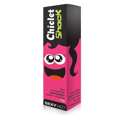 Foto 3 do produto Gel Eletrizante Comestível - Chiclet Shock - 15 g | Sabor: Chiclete