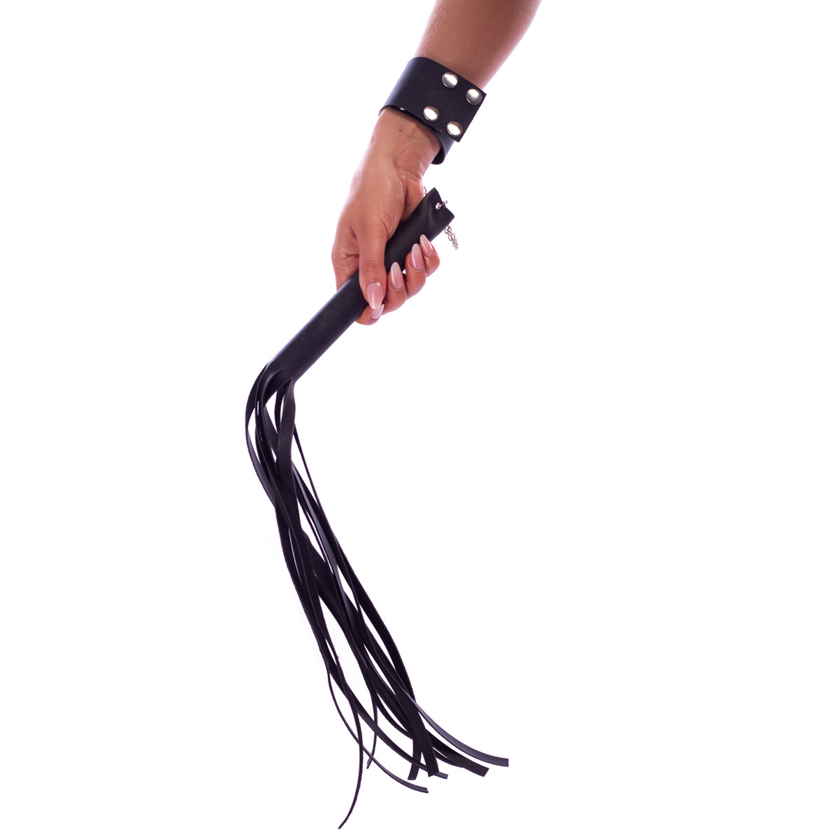 Chicote com Bracelete e Tiras em Couro Sintético - Exclusiva Linha Sado - 4