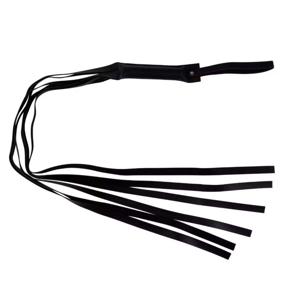 Chicote Reforçado em Couro Sintético com 6 Tiras - Brasil Fetiche | 108 cm | Disponível em 4 Cores - 2