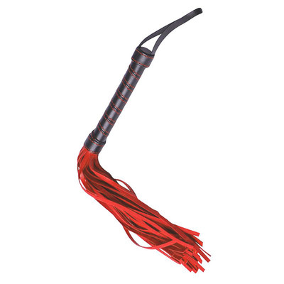 Foto 6 do produto Chicote Luxo com Tiras em Couro Sintético - Lovetoy Bondage Fetish Beginners Flogger | 30 cm | Disponível em 2 Cores