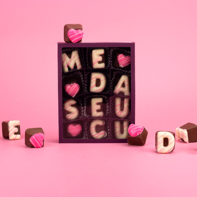 Foto 1 do produto Chocolate Caseiro ao Leite ''Me Da Seu C*'' - Exclusiva | 12 unidades