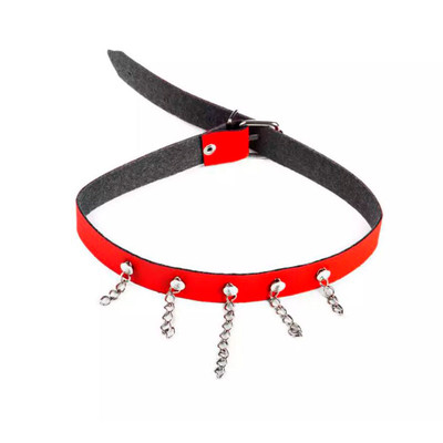 Foto 3 do produto Choker com Fivela Ajustável e Detalhes de Corrente - Brasil Fetiche | Disponível em 3 Cores