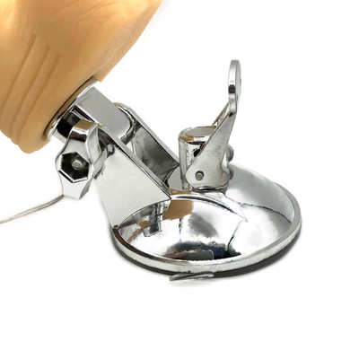 Foto 5 do produto Chuck Vibration 7.9" - Prótese Realística com Formato de Pênis, Veias, Ventosa, 12 Modos de Vibração e Controle com Fio - 16,7 x 4,6 cm