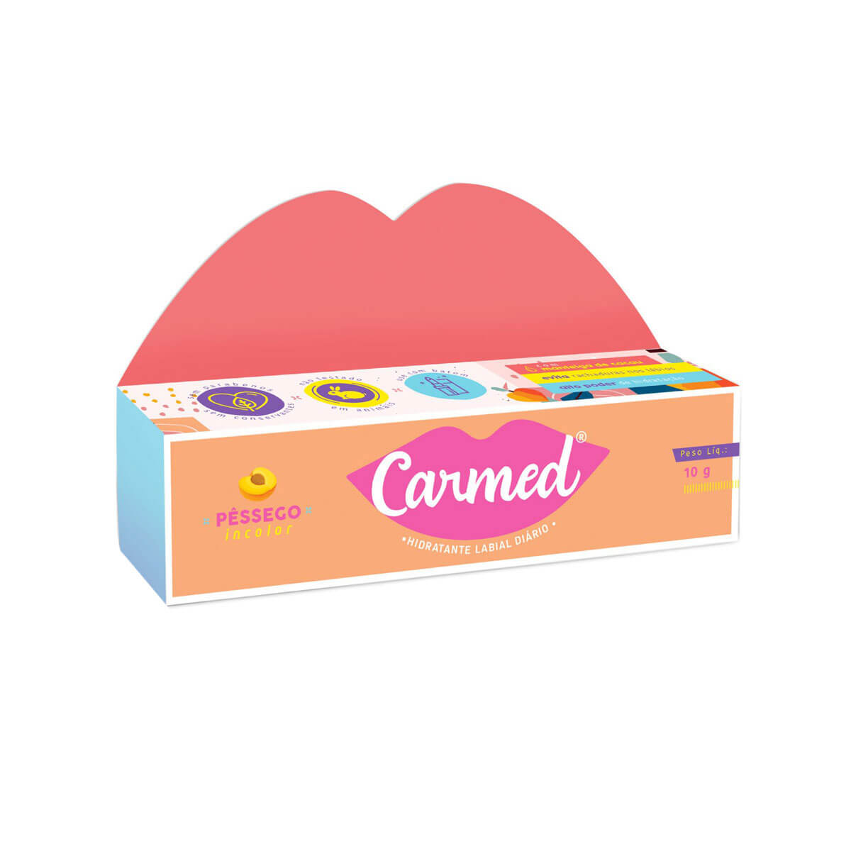 Hidratante Labial Diário - Cimed Carmed |10g | Disponível em 6 Sabores - 6