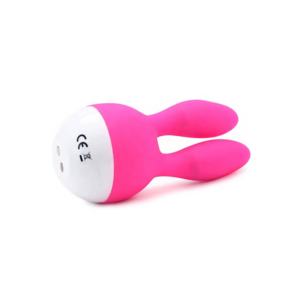 Cindy - Vibrador Estimulador de Clítoris Recarregável em Formato de Coelho e 7 Modos de Vibração - 11,3 x 5,2 cm - 3