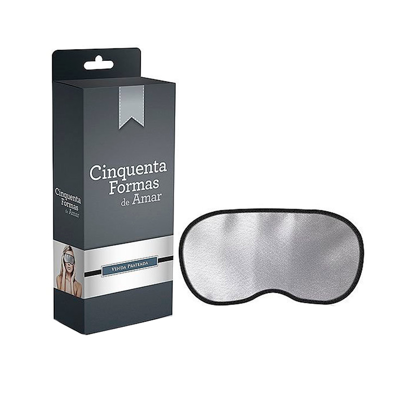 Venda com Forro Aveludado - Cinquenta Formas de Amar | Tamanho Único | Disponivel em 2 Cores - 3