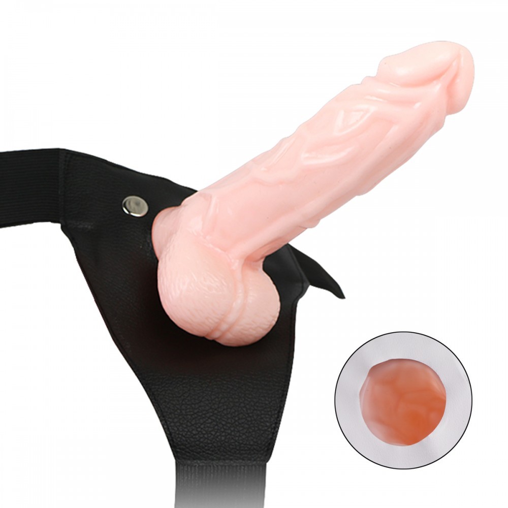 Cinta Ajustável com Capa Peniana em Formato de Pênis, Vibração Multivelocidade e Controle com Fio - Wear Penis | 14 x 4 cm - 3