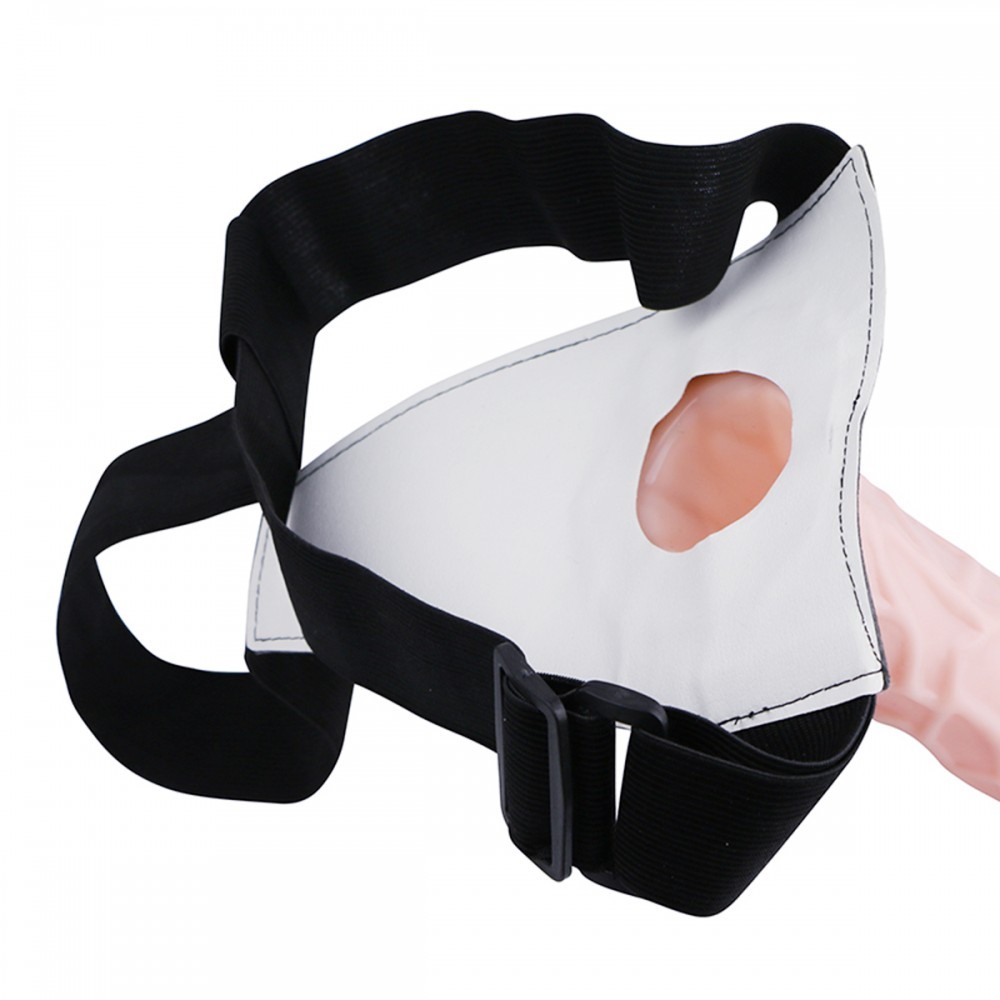 Cinta Ajustável com Capa Peniana em Formato de Pênis, Vibração Multivelocidade e Controle com Fio - Wear Penis | 14 x 4 cm - 4