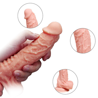 Foto 2 do produto Cinta Ajustável e Capa Peniana Realística com Glande Definida, Escroto e Ventosa - Mars Dildo | 14 x 3 cm