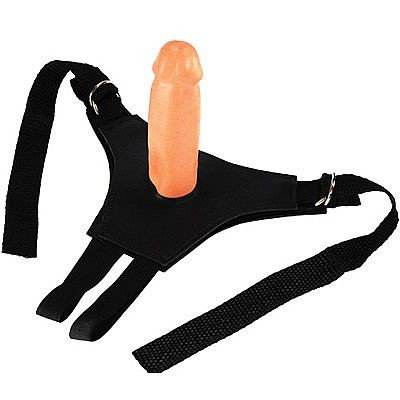 Cinta Avulsa Para Pênis Realístico com Regulagem - Strap On Adapt - 2