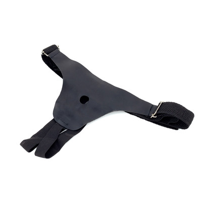 Foto 2 do produto Cinta em Courvin ajustável com Prótese Peniana em Cyberskin com Vértebra - 16 x 3,8 cm | Magic Sexy