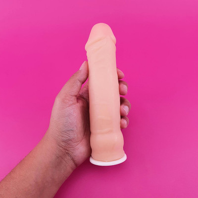 Cinta em Courvin com Prótese Realística em Formato de Pênis em Cyberskin com Veias Salientes - Magic Sexy | 15,5 x 3,8 cm