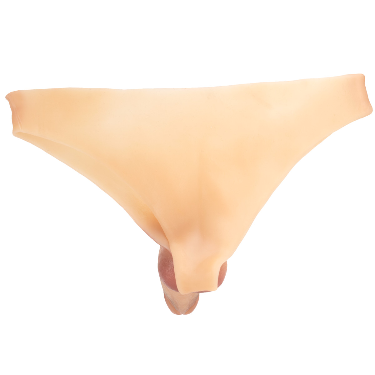 Cinta Estilo Cueca Triangulo com Capa Peniana Realista em Silicone - Sexy Import | 13,5 x 4 cm - 6