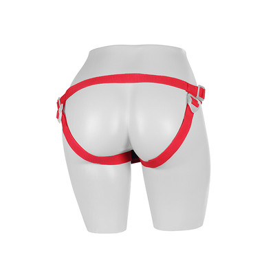 Foto 3 do produto Cinta Peniana Ajustável com Jockstrap - Strap On Fetiche em Vinil Plus | Disponível em 2 Cores
