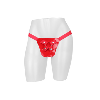 Foto 2 do produto Cinta Peniana Ajustável com Jockstrap - Strap On Fetiche em Vinil Plus | Disponível em 2 Cores