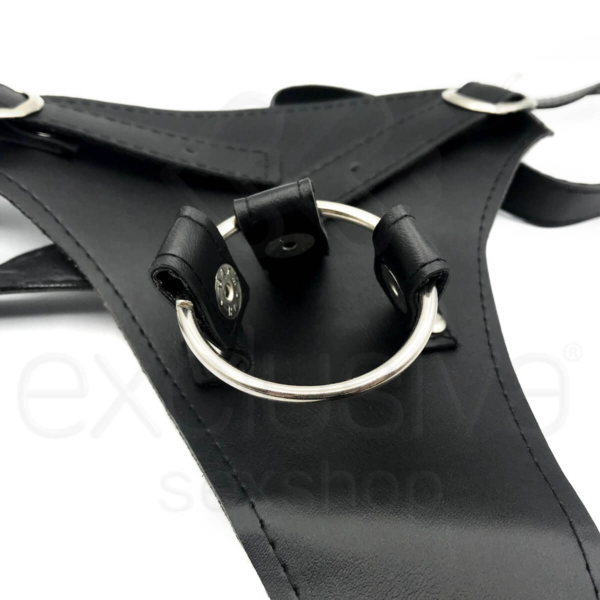 Cinta Peniana Avulsa com Anel para Pênis Realístico - Fetiche PlayGirl Strap On Ring - 5