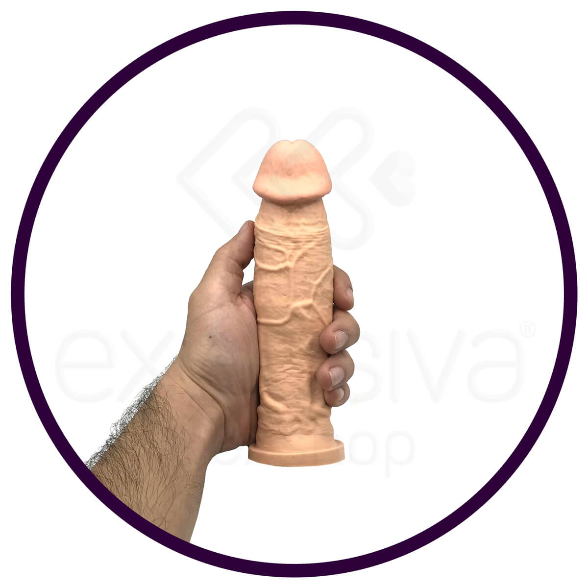 Cinta Peniana em Couro Sintético com Prótese em Formato de Pênis Realístico em PVC Atóxico - Real Peter Style | 19,5 x 4,7 cm | Disponível em 3 Cores - 6