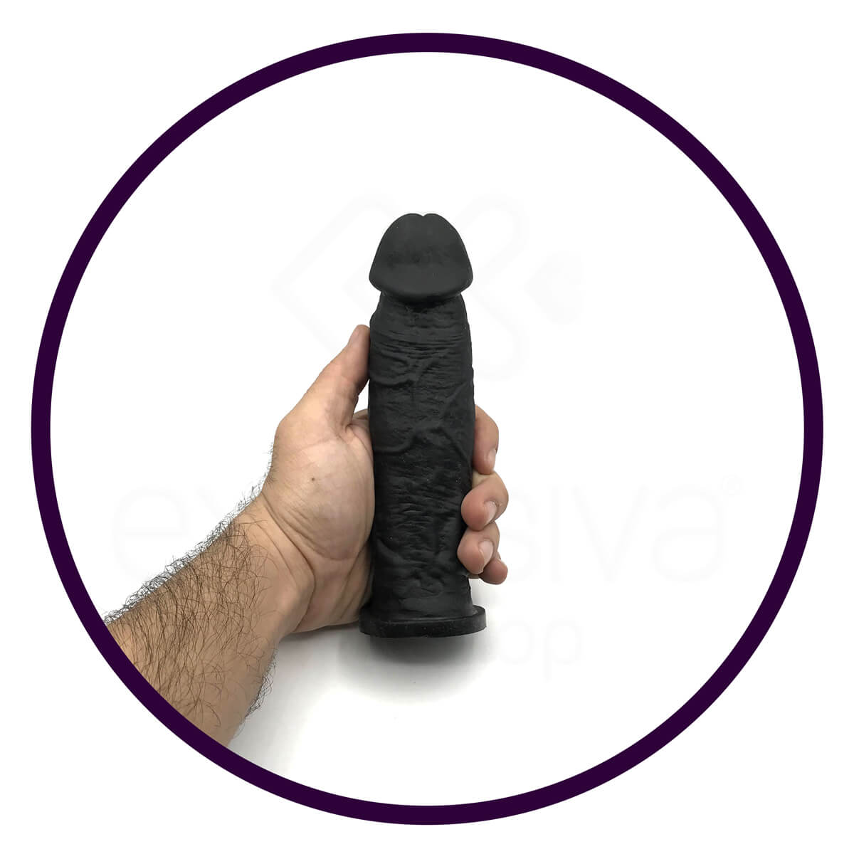 Cinta Peniana em Couro Sintético com Prótese em Formato de Pênis Realístico em PVC Atóxico - Real Peter Style | 19,5 x 4,7 cm | Disponível em 3 Cores - 12