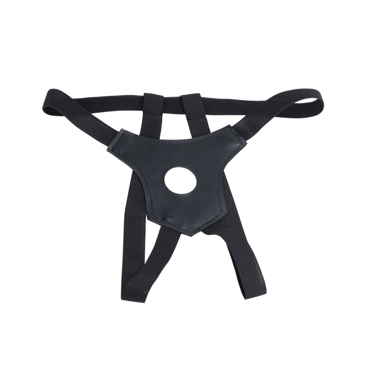 Cinta Peniana em Couro Sintético com Prótese Realística em PVC com Glande - Adão & Eva | 18 x 4 cm - 3