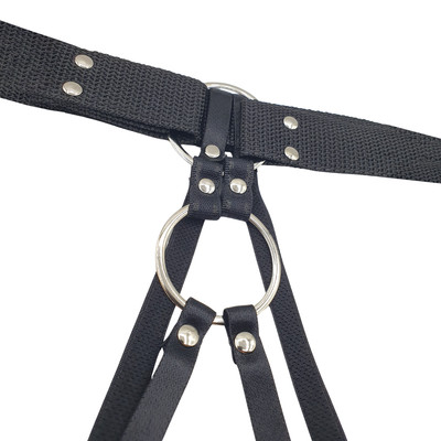 Foto 4 do produto Cinta Peniana Dupla em Nylon com 2 Próteses Penianas em PVC Atóxico de Tamanhos Diferentes - InNamorata Sex Night