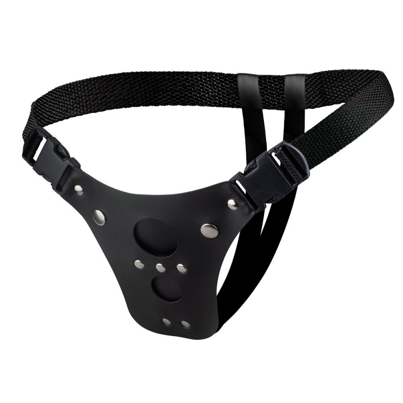 Cinta Peniana Para Dupla Penetração com 2 Furos e Proteção Removível - La Pimienta Sado - 2