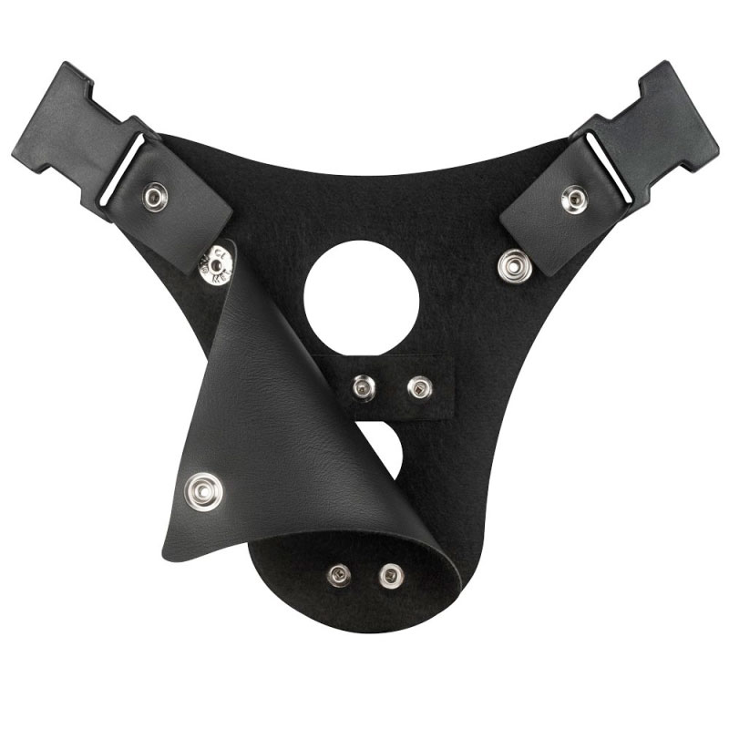 Cinta Peniana Para Dupla Penetração com 2 Furos e Proteção Removível - La Pimienta Sado - 4