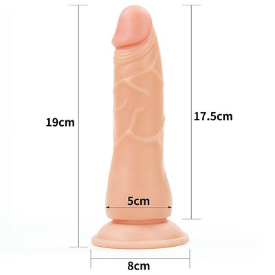 Foto 5 do produto Cinta Peniana de Neoprene com Prótese em TPE, Base de Segurança e Glande Definida - Lovetoy Ingen | 17,5 x 4,8 cm