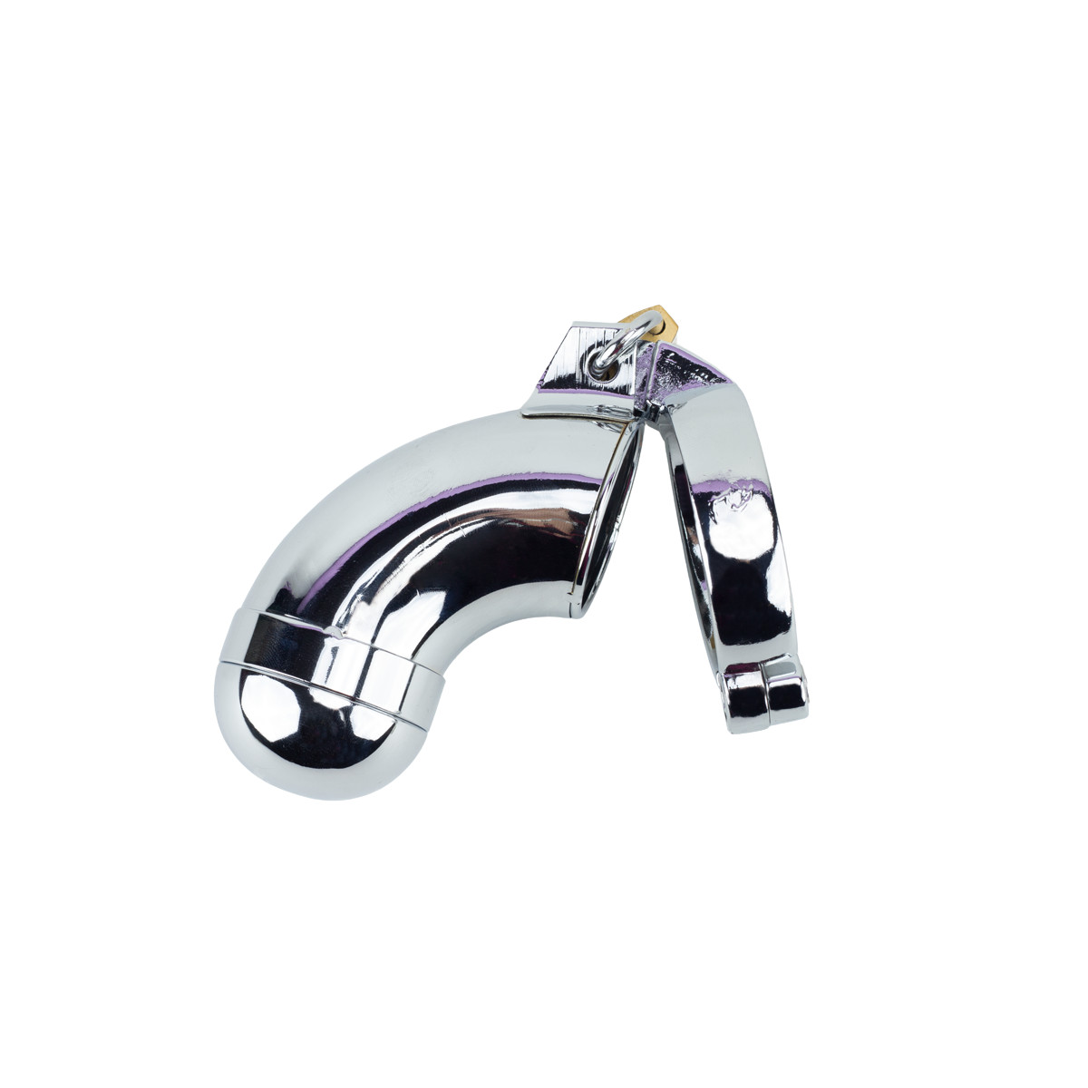 Cinto de Castidade em Aço Inoxidável com Tampa Rosqueável e Anel para Escroto - Sexy Import | Disponível em 3 Tamanhos - 2