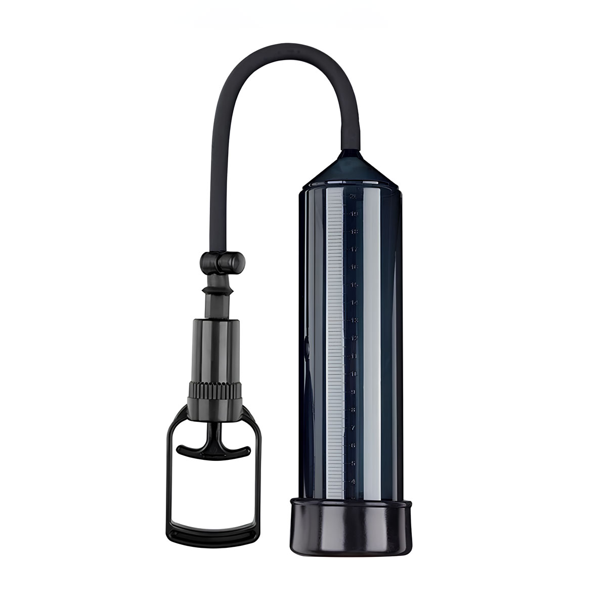 Bomba Peniana de Sucção Manual com Manopla e Anel de Silicone - ClassiUp | 24 x 5,6 cm | Disponível em 4 Cores - 2