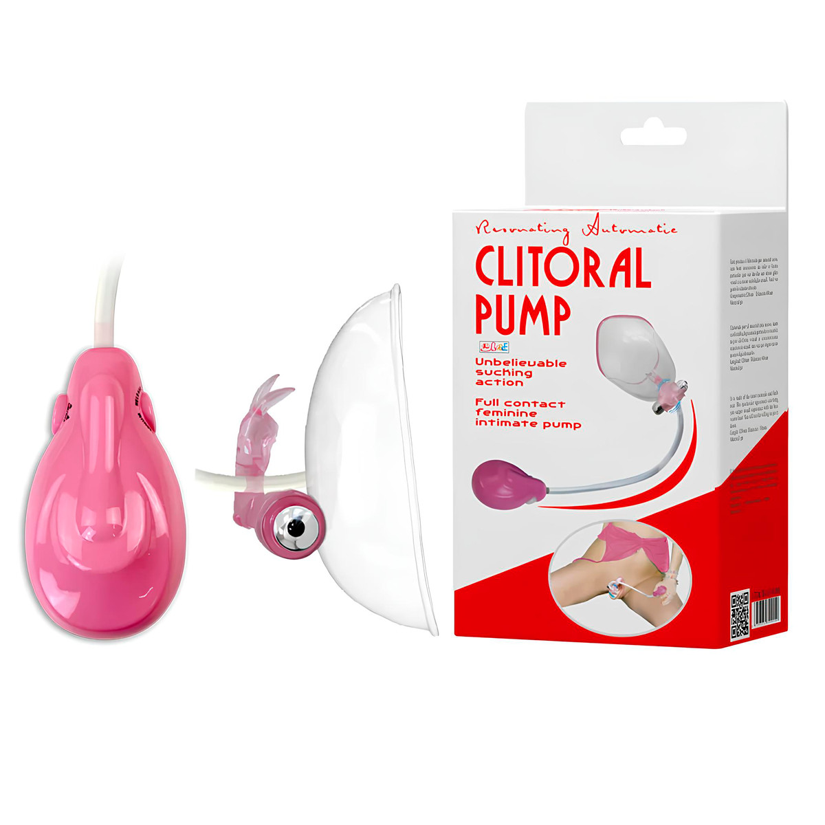 Estimulador Clitoriano com Bomba de Sucção Automática e Bullet com 10 Tipos de Vibração - Clitoral Pump - 1