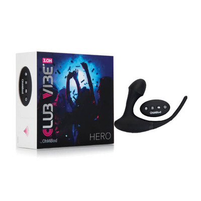 Club Vibe 3.0H Hero - Estimulador de Próstata Recarregável com 5 Padrões de Vibração e Sensor de Som