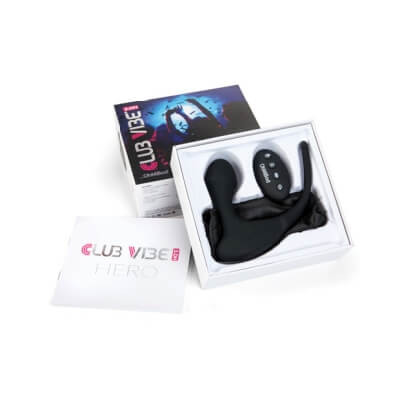 Foto 4 do produto Club Vibe 3.0H Hero - Estimulador de Próstata Recarregável com 5 Padrões de Vibração e Sensor de Som
