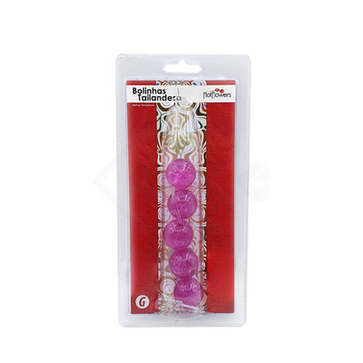 Foto 1 do produto Colar Tailandês com 5 Bolas  no Tamanho G - Hot Flowers | Disponível em 12 Cores