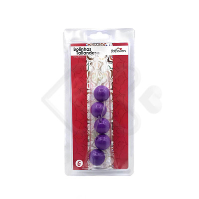 Foto 15 do produto Colar Tailandês com 5 Bolas  no Tamanho G - Hot Flowers | Disponível em 12 Cores