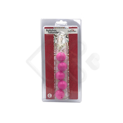 Foto 6 do produto Colar Tailandês com 5 Bolas  no Tamanho G - Hot Flowers | Disponível em 12 Cores