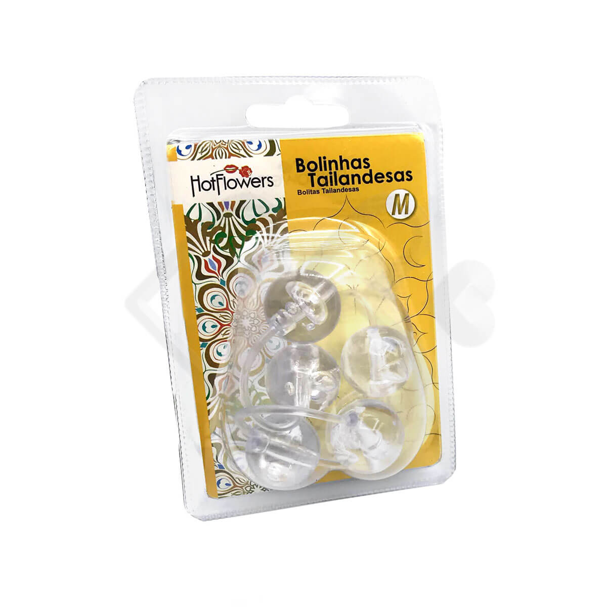 Colar Tailandês com 5 Bolas no Tamanho M - Hot Flowers | Disponível em 13 Cores - 26