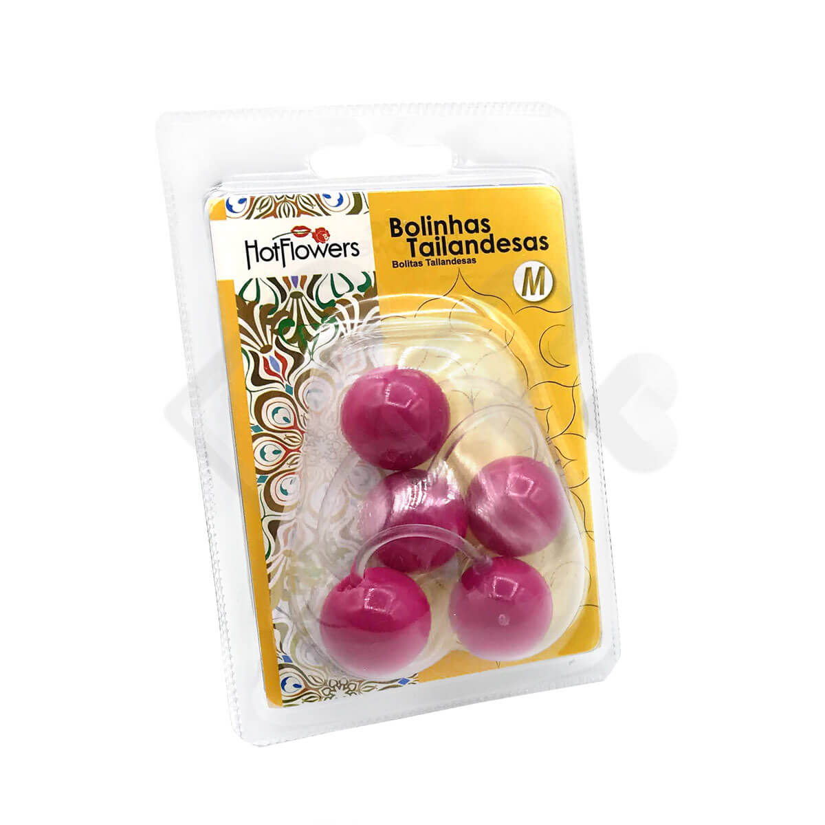 Colar Tailandês com 5 Bolas no Tamanho M - Hot Flowers | Disponível em 13 Cores - 23