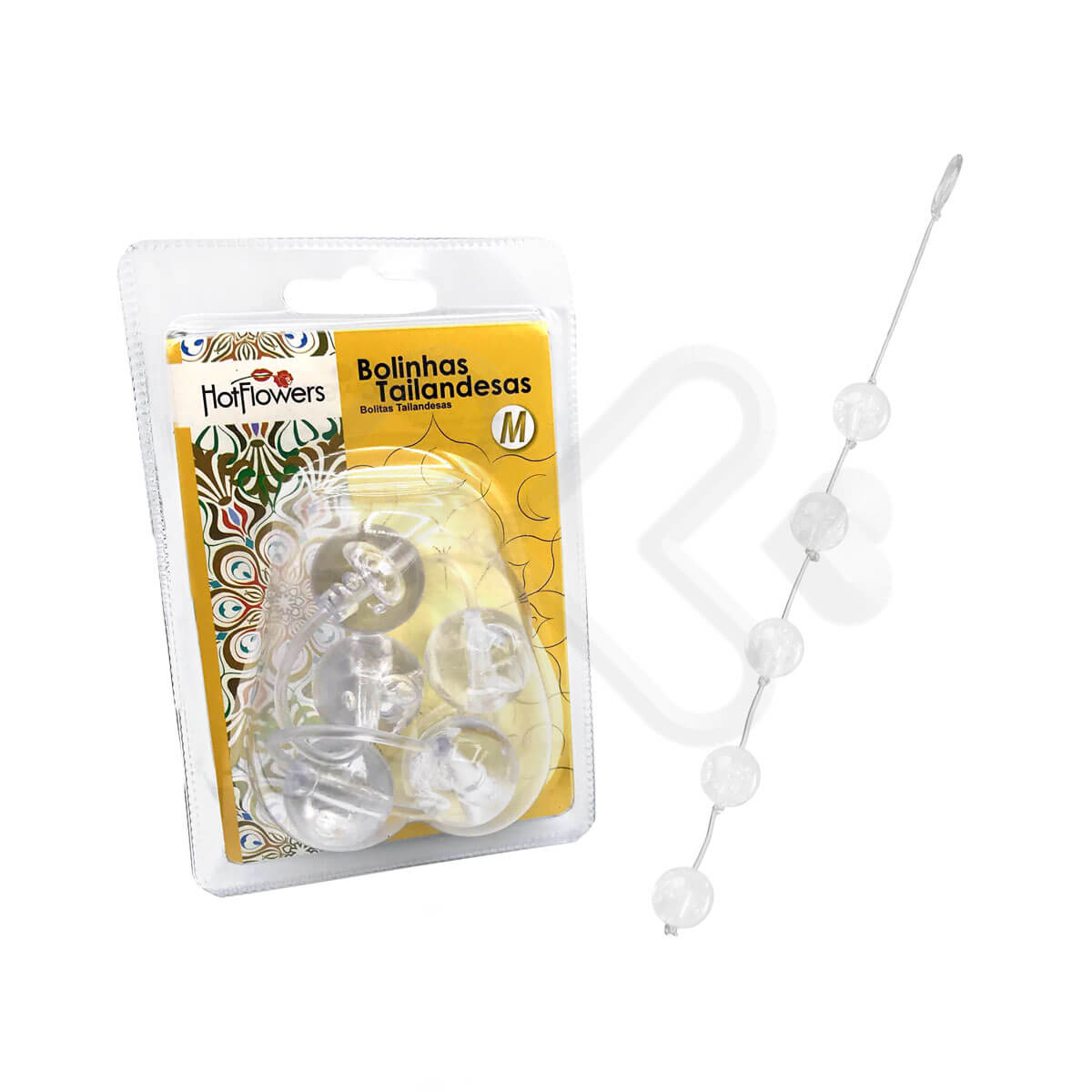Colar Tailandês com 5 Bolas no Tamanho M - Hot Flowers | Disponível em 13 Cores - 24