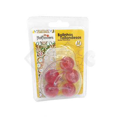 Foto 14 do produto Colar Tailandês com 5 Bolas no Tamanho M - Hot Flowers | Disponível em 13 Cores