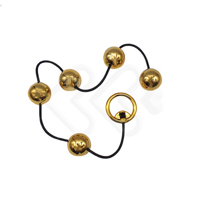 Foto 4 do produto Colar Tailandês "M" com 5 Bolinhas em ABS e Alça de Segurança - Hard Less | Disponível em 2 Cores