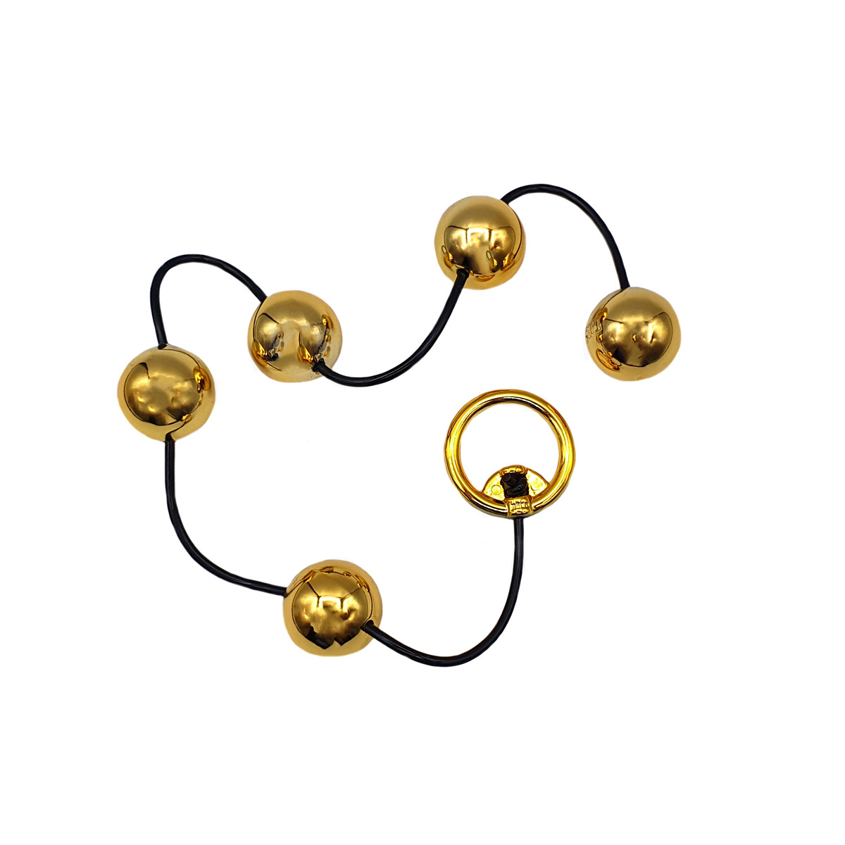 Colar Tailandês "M" com 5 Bolinhas em ABS e Alça de Segurança - Hard Less | Disponível em 2 Cores - 6