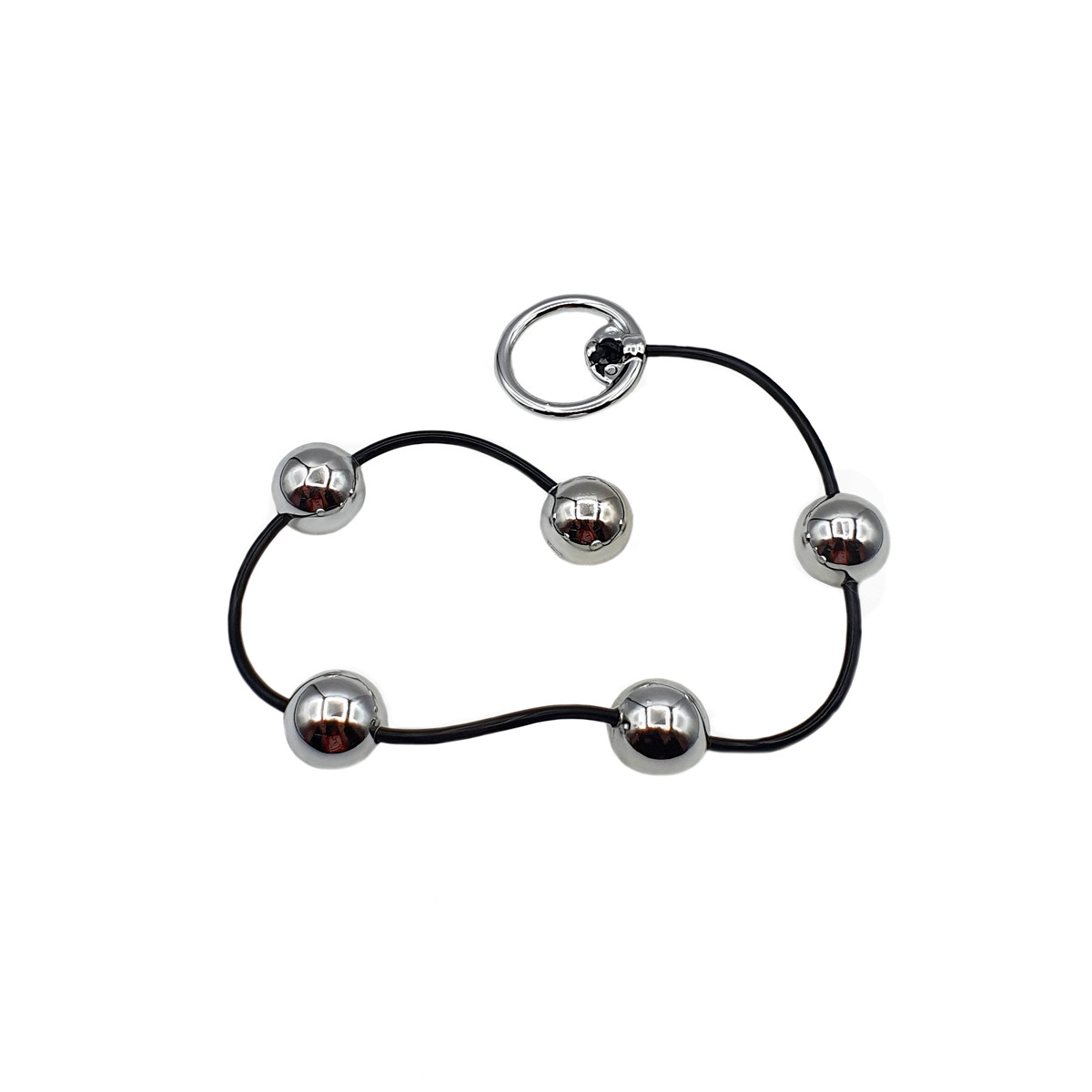 Colar Tailandês "P" com 5 Bolinhas em ABS e Alça de Segurança - Hard Less | Disponível em 2 Cores - 6