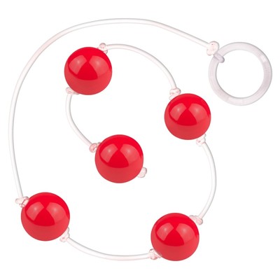 Foto 15 do produto Colar Tailandês para Pompoarismo com 5 Esferas Plásticas, Cordão em Silicone e Argola Acrílica - La Pimienta | Disponível em 7 Cores