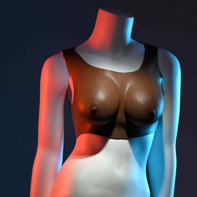 Colete de Peitoral Feminino em Silicone - Gender X Undergarments Plate C-Cup | Tamanho Único