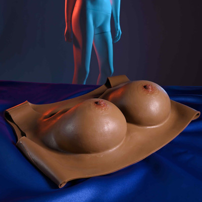 Foto 5 do produto Colete de Peitoral Feminino em Silicone - Gender X Undergarments Plate C-Cup | Tamanho Único